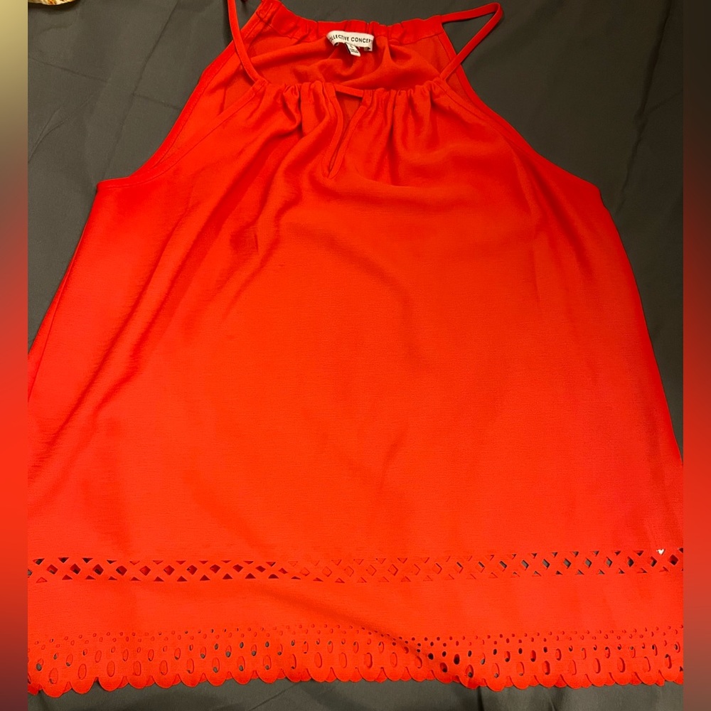 Collective concepts red tank top